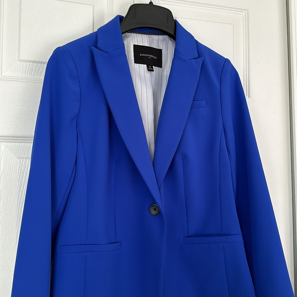 Banana Republic Factory Cobalt Blue Blazer - Picture 2 of 5